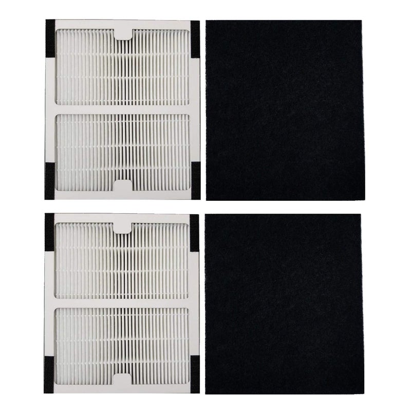 HALIEVE Idylis Air Purifier Filter A - 2 Pack HEPA & Carbon Filter Set for Idylis IAP-10-100, IAP-10-150, AC-2119, Model IAF-H-100A - Image 1